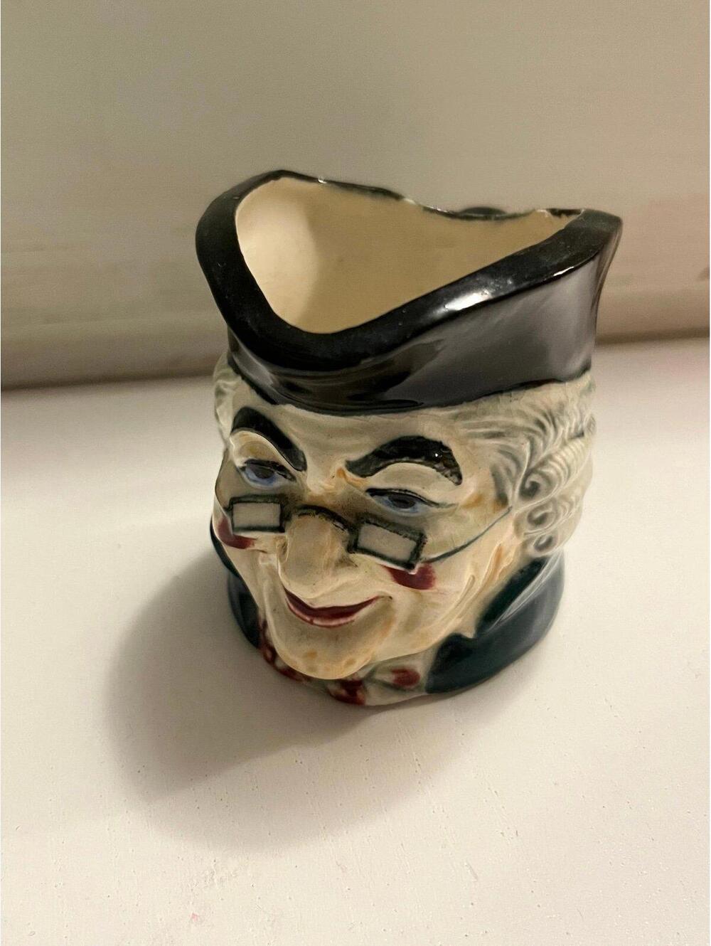 Vintage Character Jug Ben Franklin Made in Japan 3.5" Tall